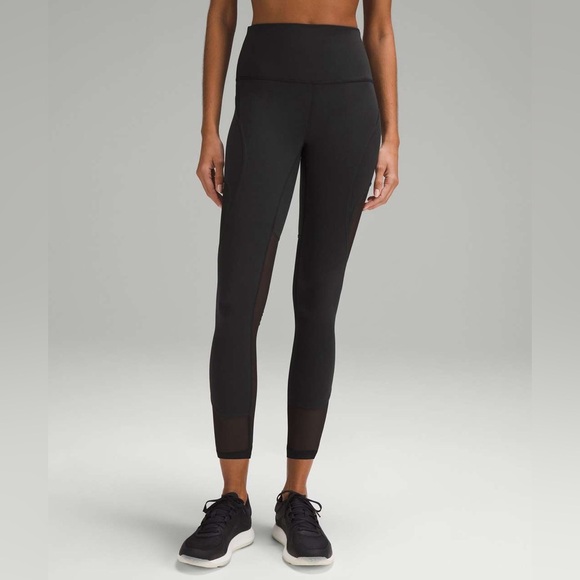 Lululemon Wunder Train Mesh Panel High-Rise Tight 25"
Black - Picture 5 of 11